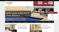 Desktop Screenshot of hotelastoria-barcelona.com