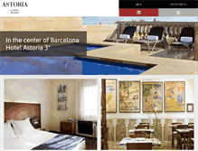 Tablet Screenshot of hotelastoria-barcelona.com